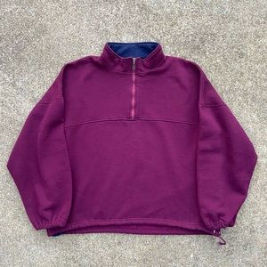 90’s Russell 1/4 Zip-up Jacket